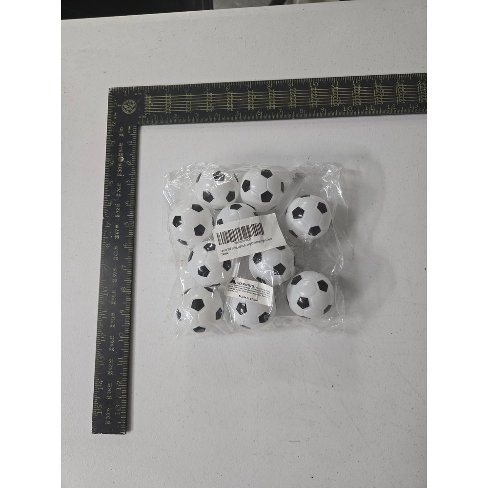 Soccer Ball String Lights, Party Christmas Lights, Home Decor, NEW‎